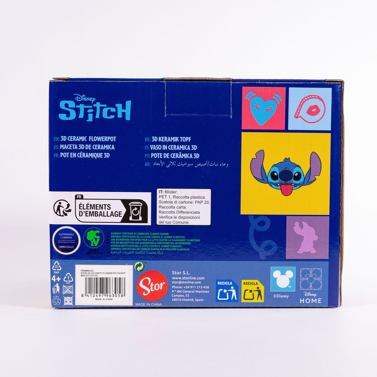 Product image Lilo & Stitch 3D Flower Vase Stitch