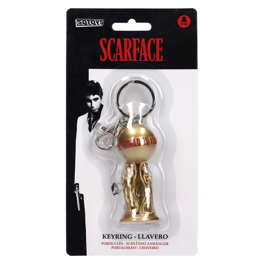 Immagine del prodotto Portachiavi Scarface The World is Yours 2 cm