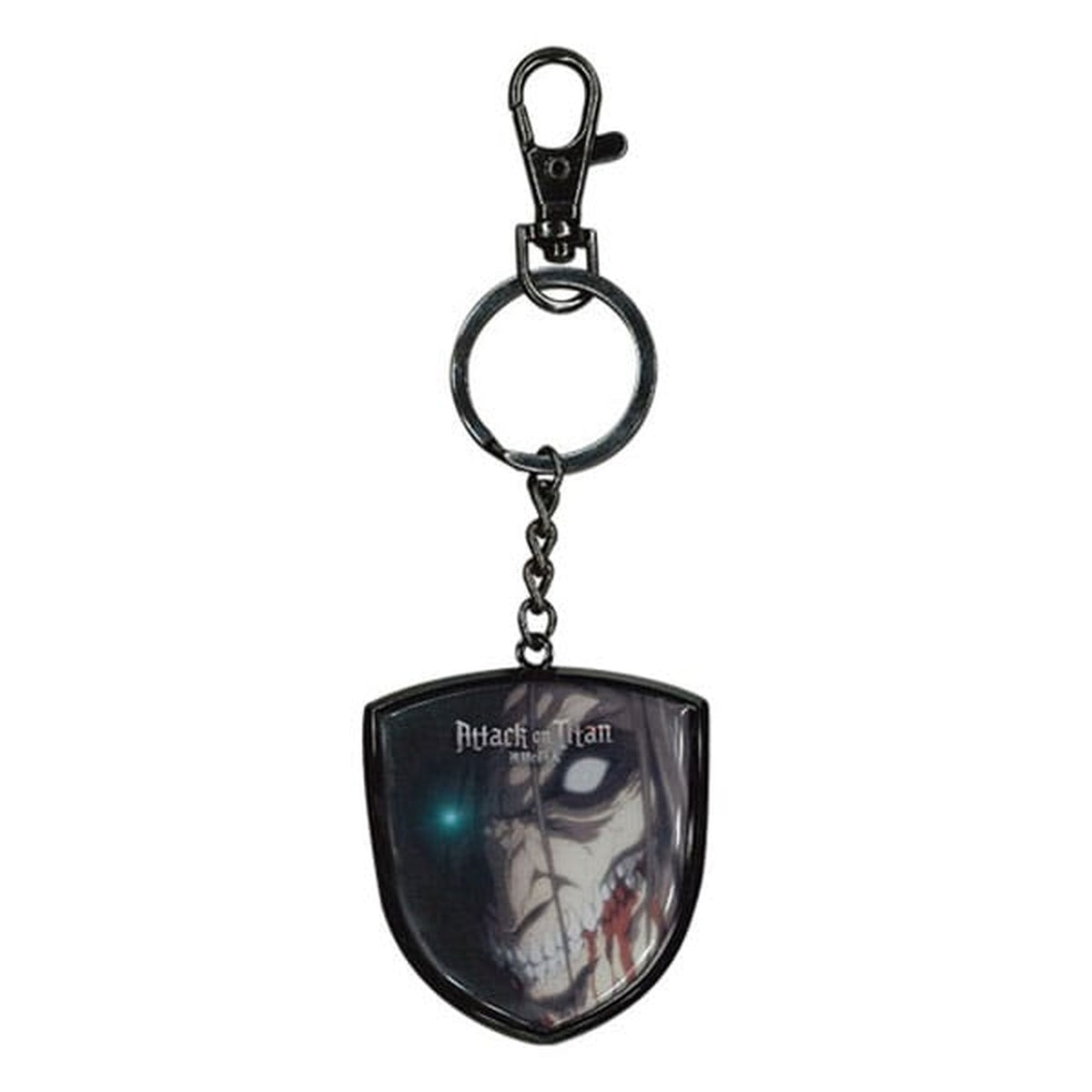 Immagine del prodotto Portachiavi in metallo Attack on Titan Titano 7 cm