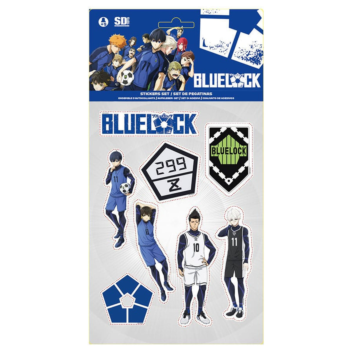 Immagine del prodotto Set di sticker Blue Lock