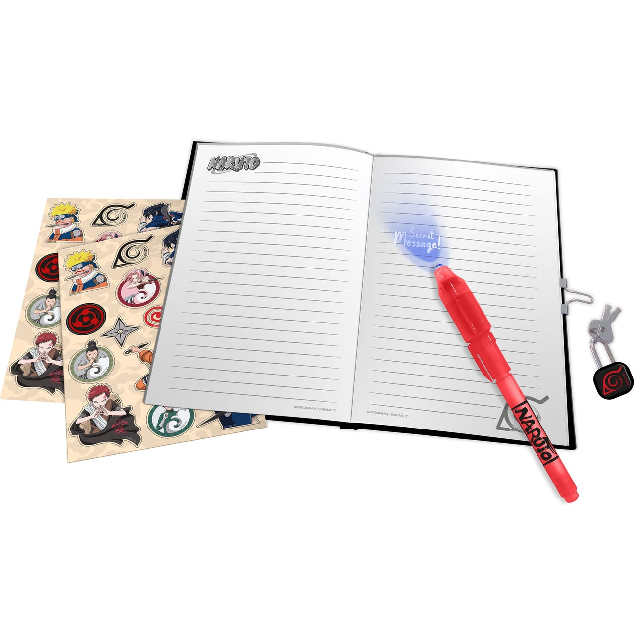 Immagine del prodotto Naruto Set diario con lucchetto