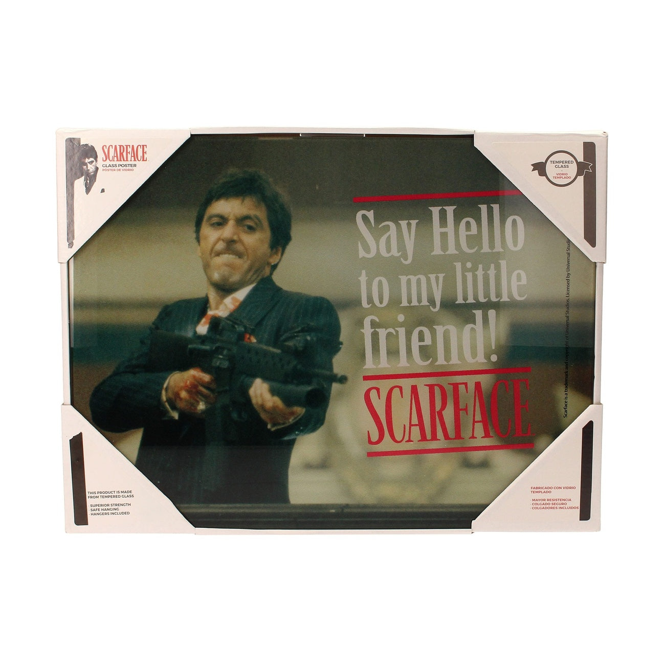 Immagine del prodotto Scarface Poster in vetro Say Hello 40 x 30 cm