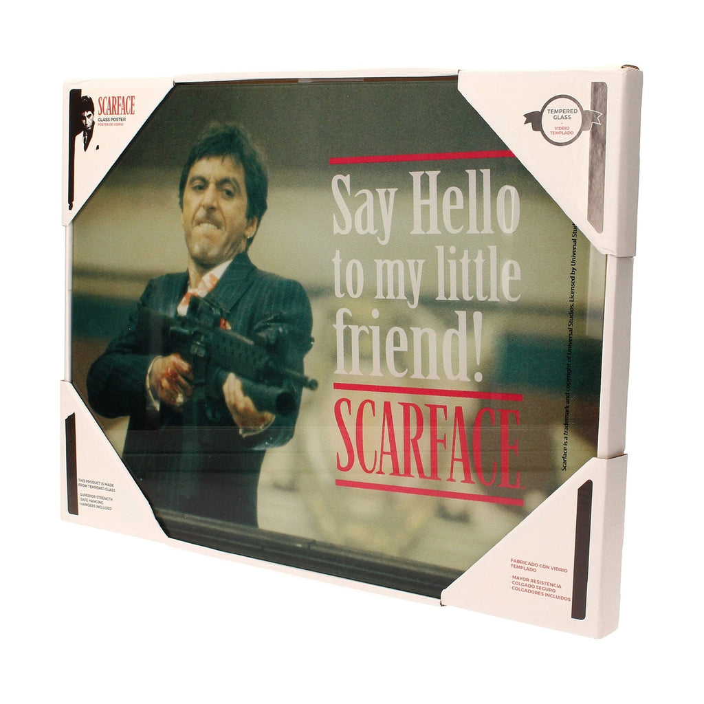 Immagine del prodotto Scarface Poster in vetro Say Hello 40 x 30 cm