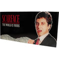 Immagine del prodotto Poster in vetro Scarface The World Is Yours (sfondo nero) 60 x 30 cm