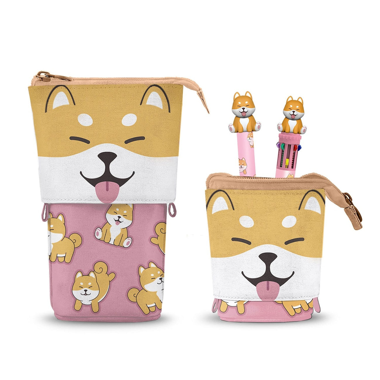 Immagine del prodotto Oh My Pop! Astuccio Pop Up con penna a dieci colori e penna gel cancellabile Shiba