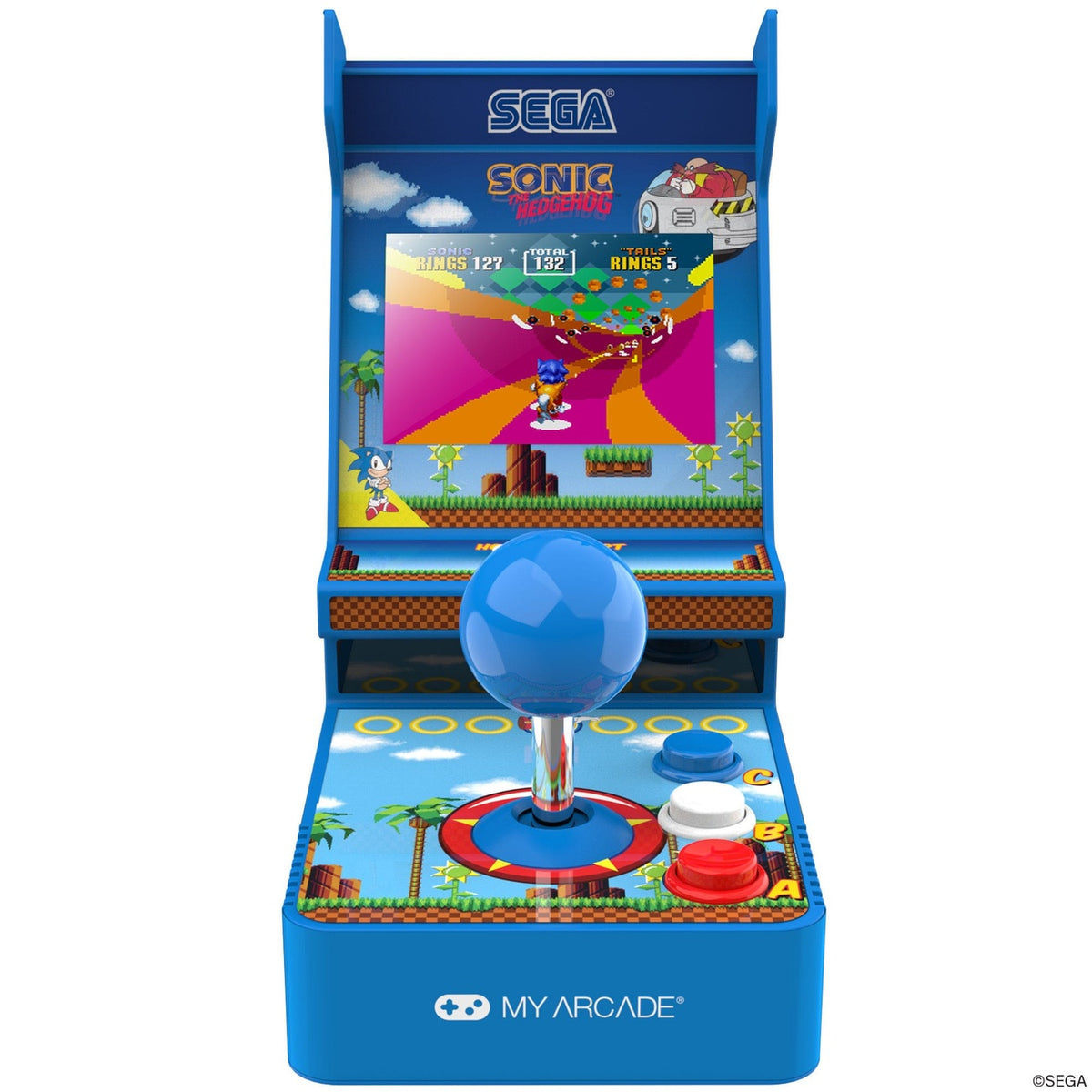 Product image Sonic The Hedgehog Portable Console Retro Arcade Joystick Player