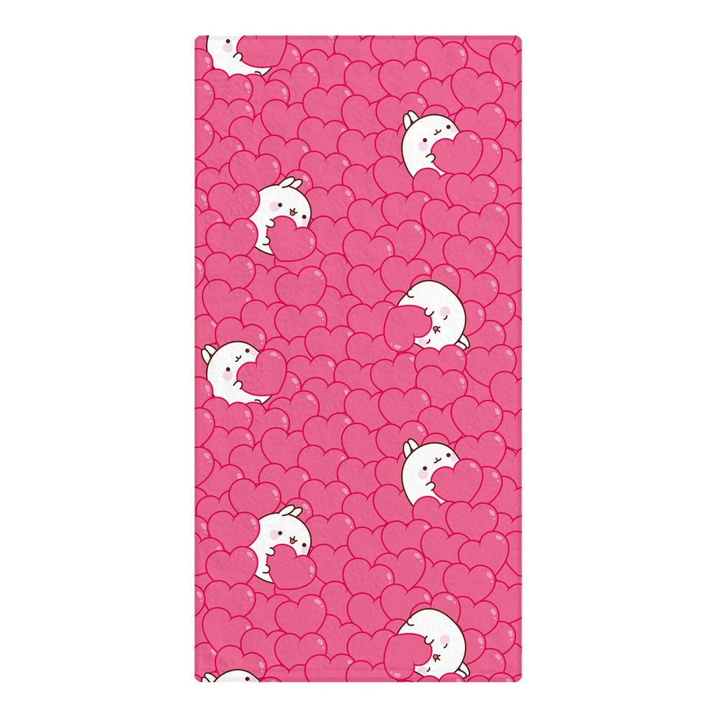 Product image Molang Towel Hearts 150 x 75 cm