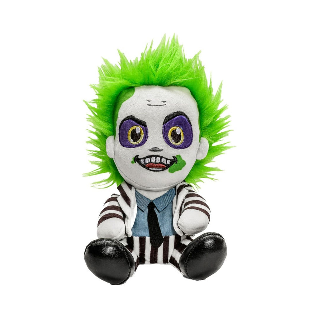 Immagine del prodotto Peluches Beetlejuice Phunny Beetlejuice seduto con outfit a righe 18 cm