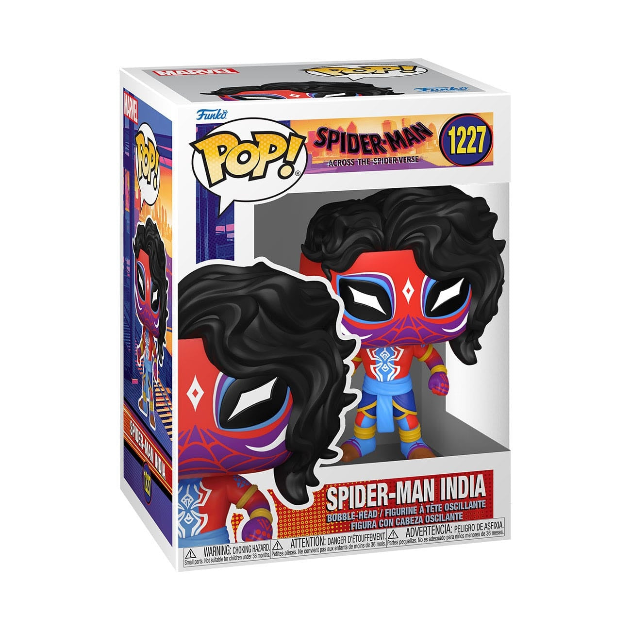 Immagine del prodotto Spider-Man: Across the Spider-Verse POP! Movies Figure in vinile Spider-Man India 9 cm