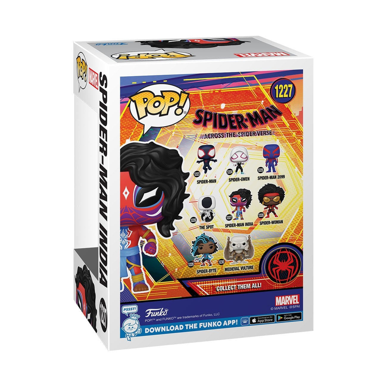 Immagine del prodotto Spider-Man: Across the Spider-Verse POP! Movies Figure in vinile Spider-Man India 9 cm