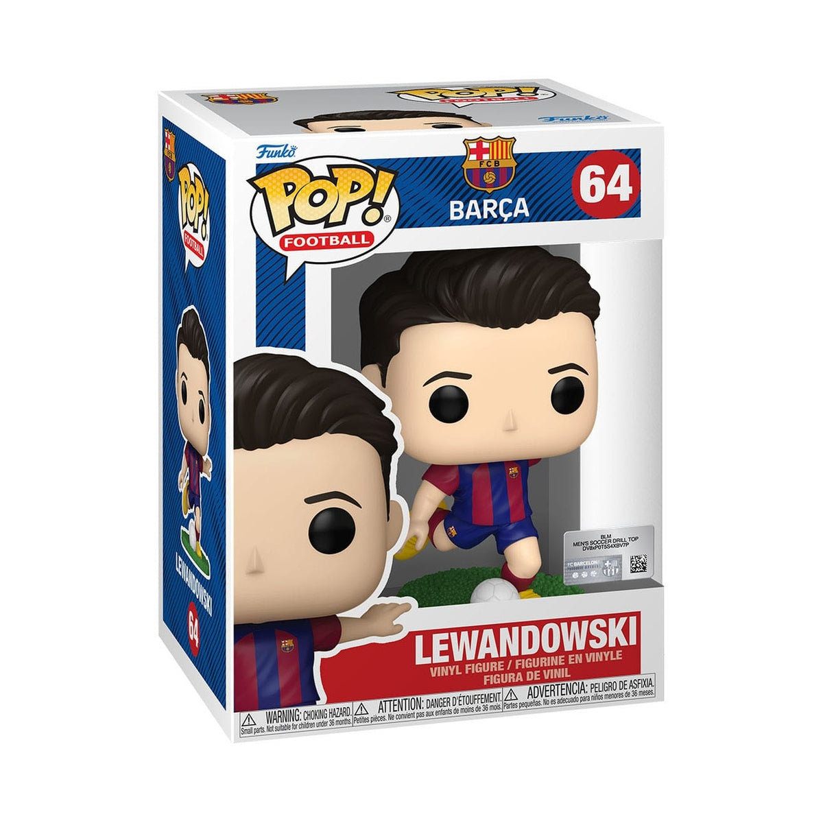 Immagine del prodotto EFL POP! Figura in vinile Football Barcellona - Lewandowski 9 cm