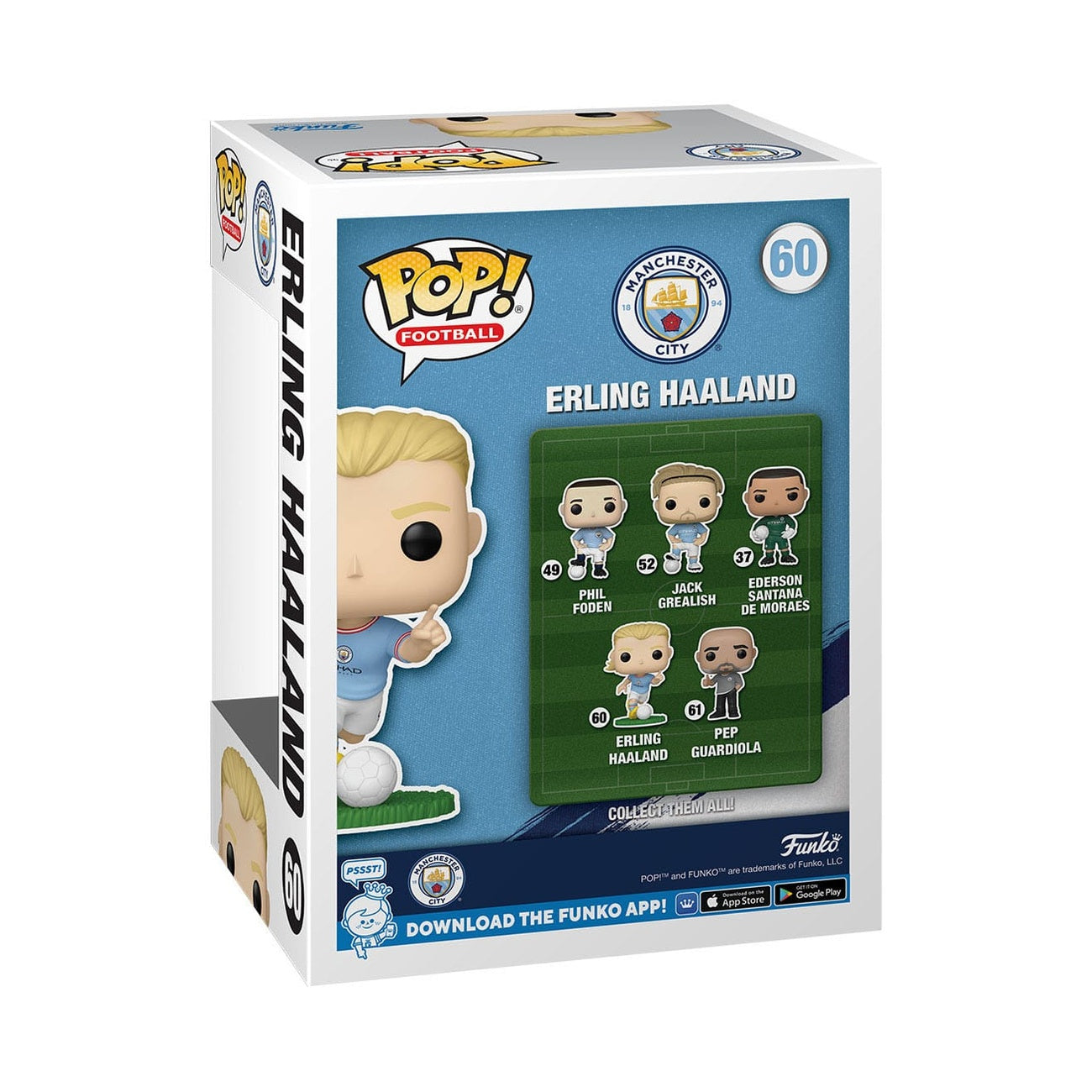 Immagine del prodotto EFL POP! Figura in vinile Football ManCity - Erling Haaland 9 cm