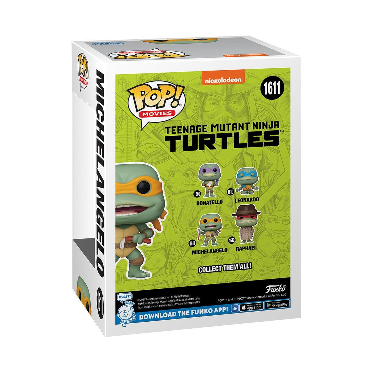 Product image Teenage Mutant Ninja Turtles POP! Movies Vinyl Figure Michelangelo Sausage Link Nunchucks 9 cm