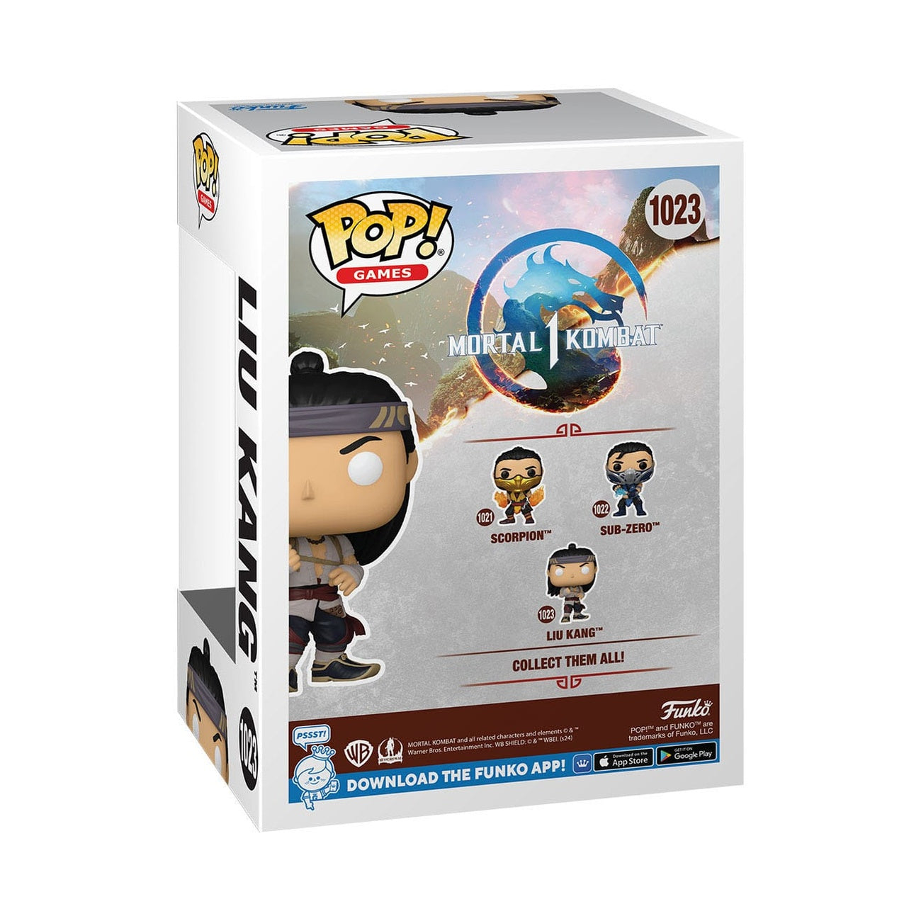 Immagine del prodotto Mortal Kombat POP! Games figure in vinile Liu Kang (God of Fire) 9 cm