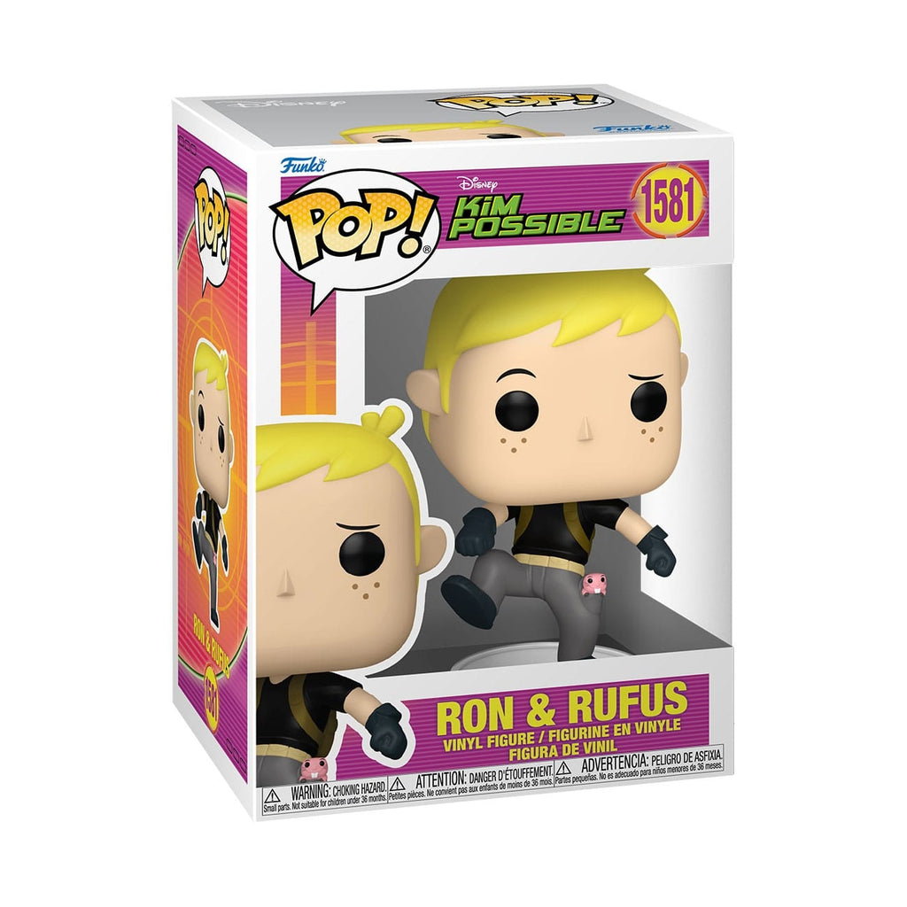 Immagine del prodotto Kim Possible POP! Vinyl figura Ron con Rufus 9 cm