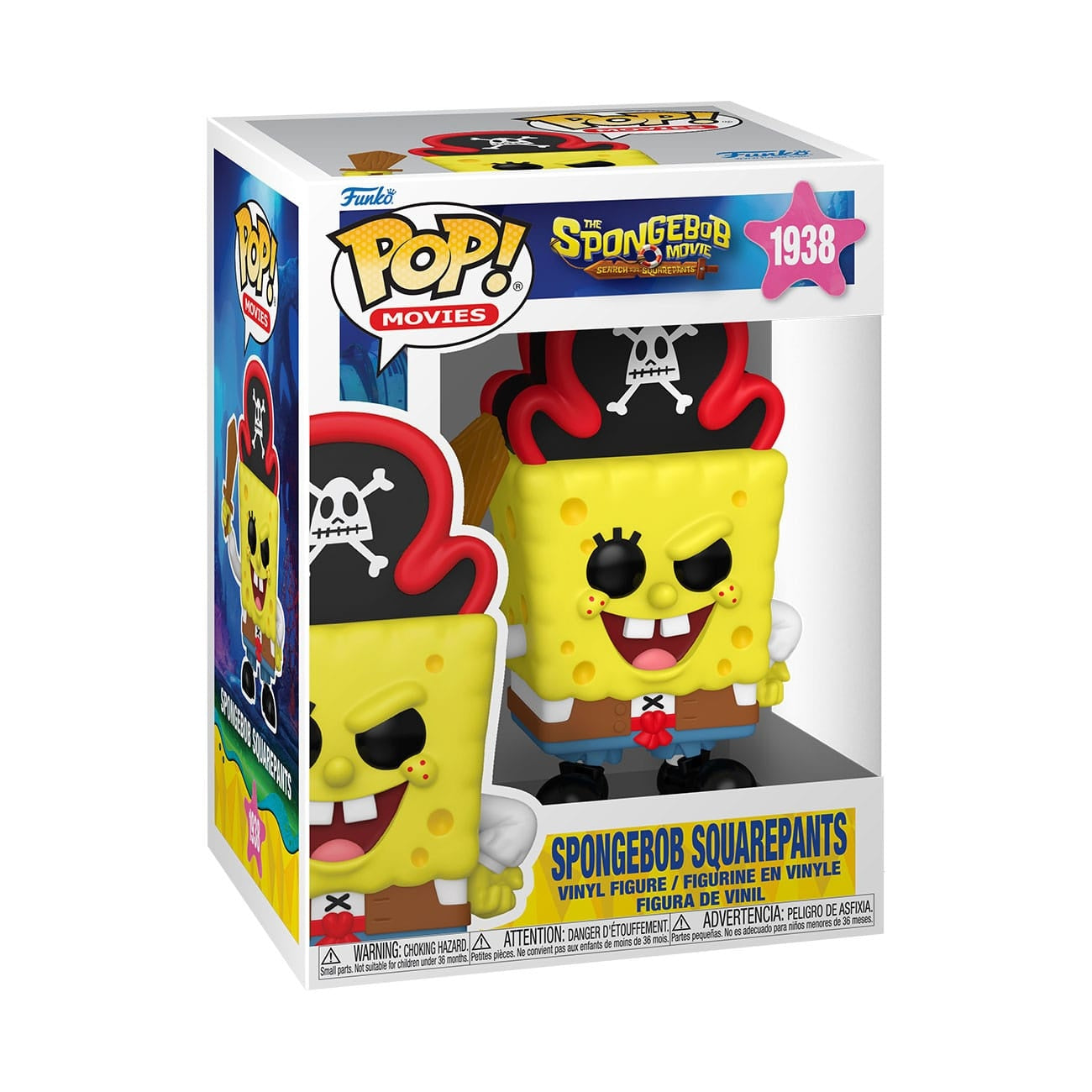Immagine del prodotto Figura POP! Vinyl SpongeBob SquarePants (Pirate) 9 cm