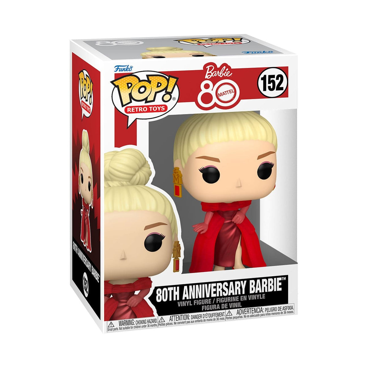 Immagine del prodotto Mattel 80th Anniversary POP! Retro Toys figure in vinile Barbie 9 cm