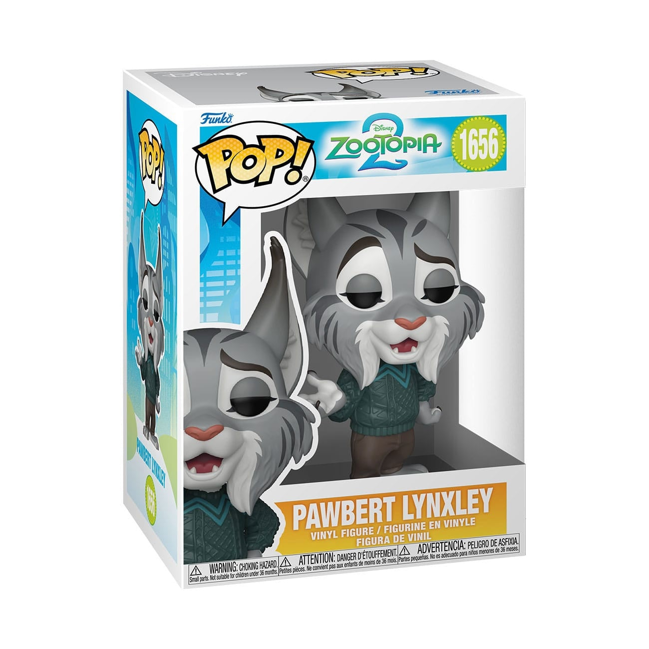 Immagine del prodotto Zootropolis 2 POP! Movies figure in vinile Pawbert Lynxley 9 cm