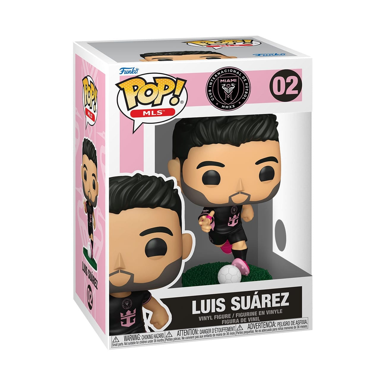 Immagine del prodotto Figura MLS POP! Sports Vinyl Inter Miami - Luis Suárez (away) 9 cm