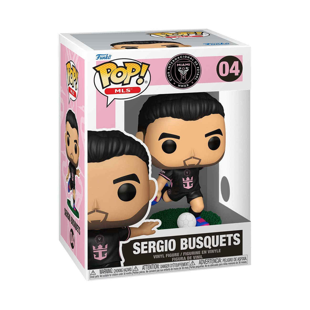 Immagine del prodotto MLS POP! Sports figura in vinile Inter Miami – Sergio Busquets (away) 9 cm