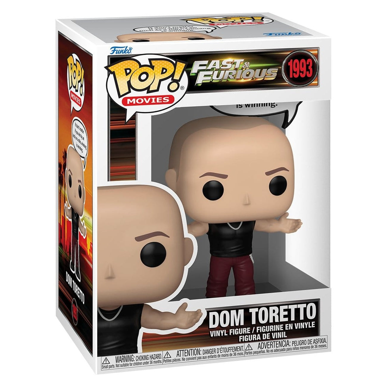 Immagine del prodotto Fast & Furious POP! Sayings figura in vinile Dominic Toretto 9 cm