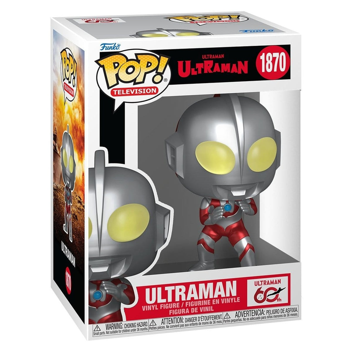 Immagine del prodotto Ultraman POP! Heroes Figura in vinile Ultraman (Metallic) 9 cm