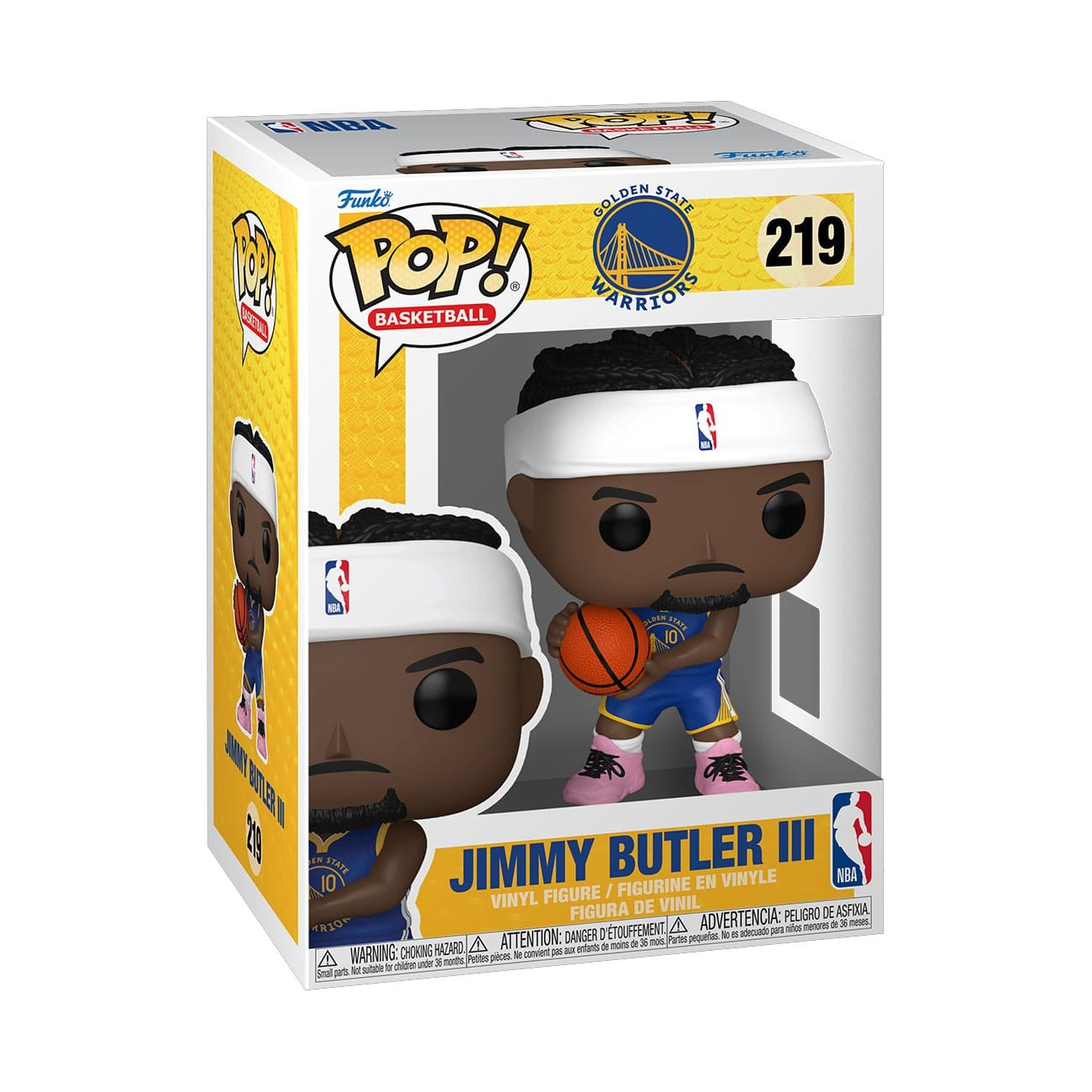 Immagine del prodotto NBA POP! Figure in vinile Basketball Golden State Warriors: Jimmy Butler III (Uniforme Icon Edition 2025) 9 cm