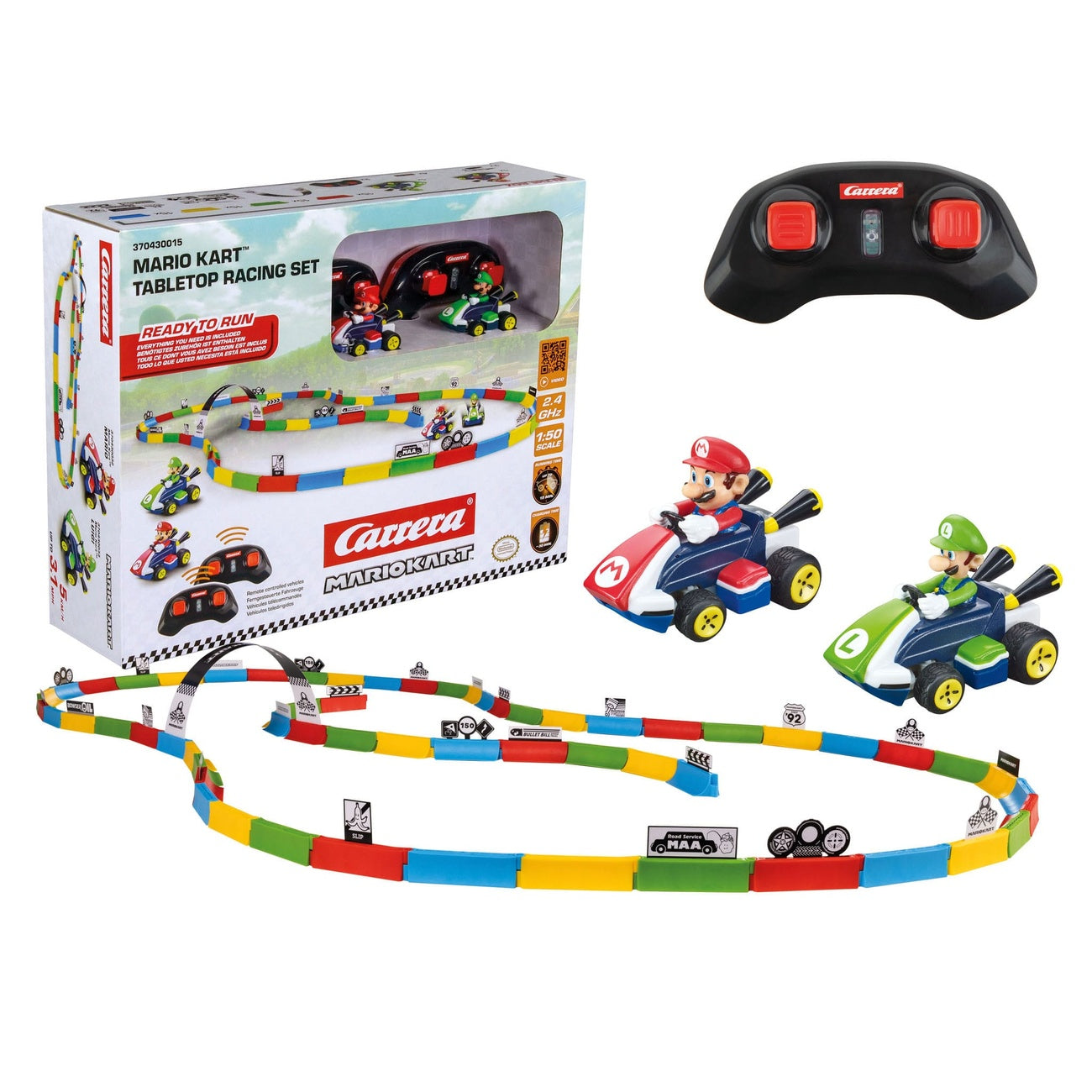 Immagine del prodotto Super Mario Kart Auto RC Radiocomandata 1/43 2,4GHz Set da corsa da tavolo Mario