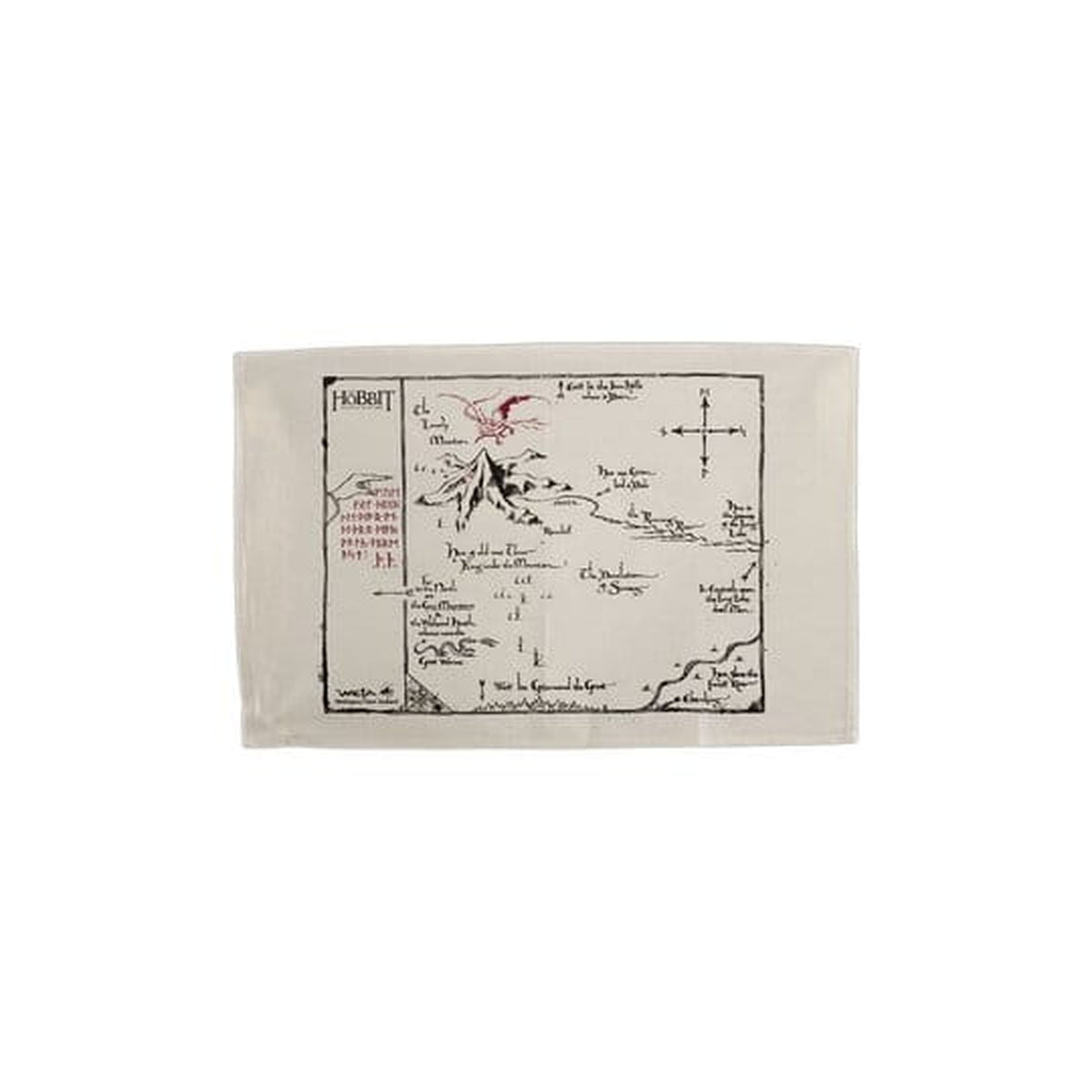 Immagine del prodotto Lo Hobbit Strofinaccio Mappa di Thorin 72 cm