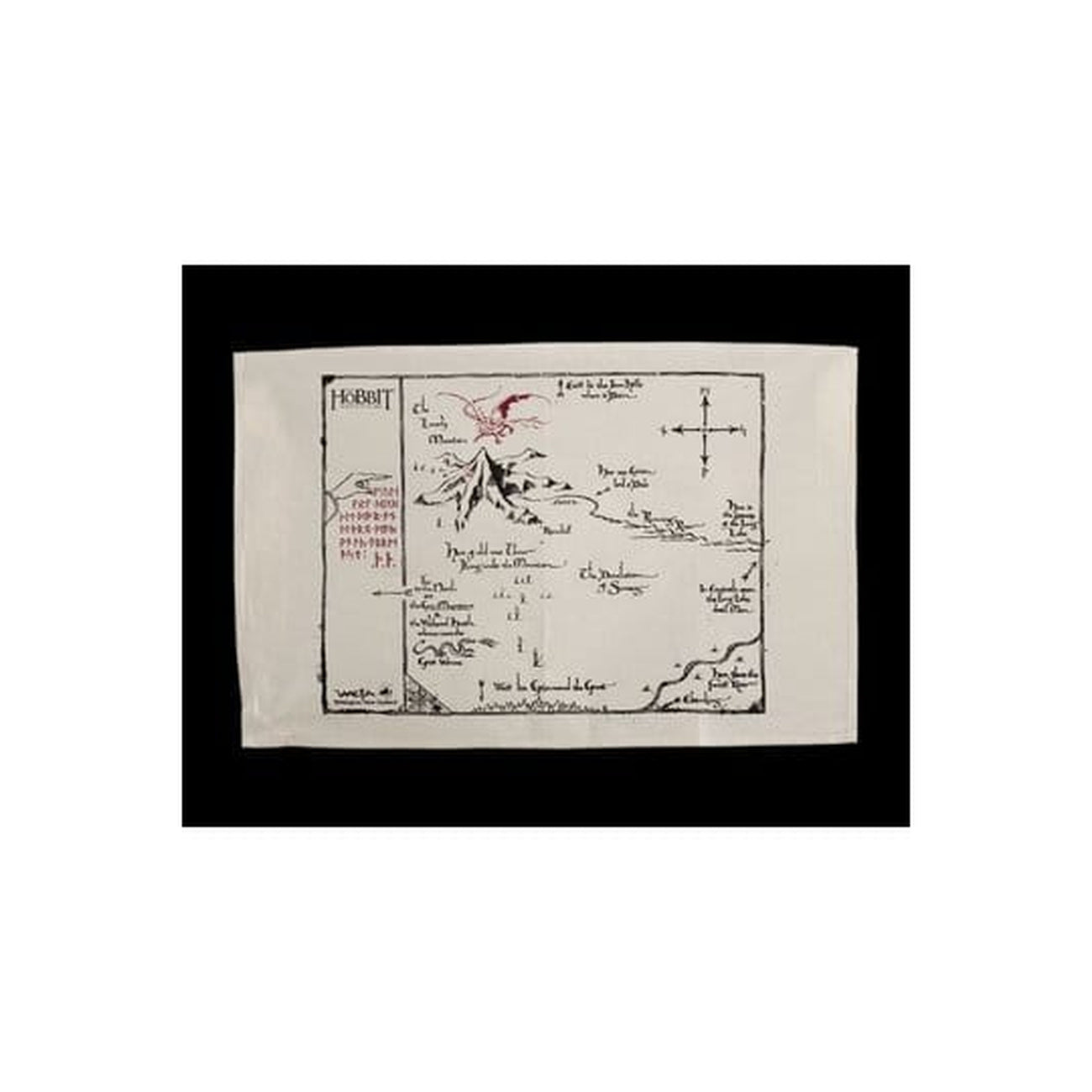 Immagine del prodotto Lo Hobbit Strofinaccio Mappa di Thorin 72 cm