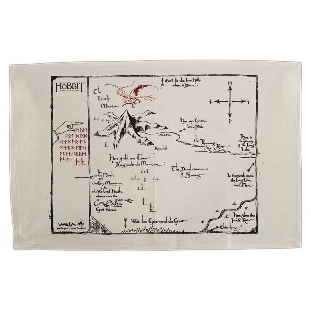Immagine del prodotto Lo Hobbit Strofinaccio Mappa di Thorin 72 cm