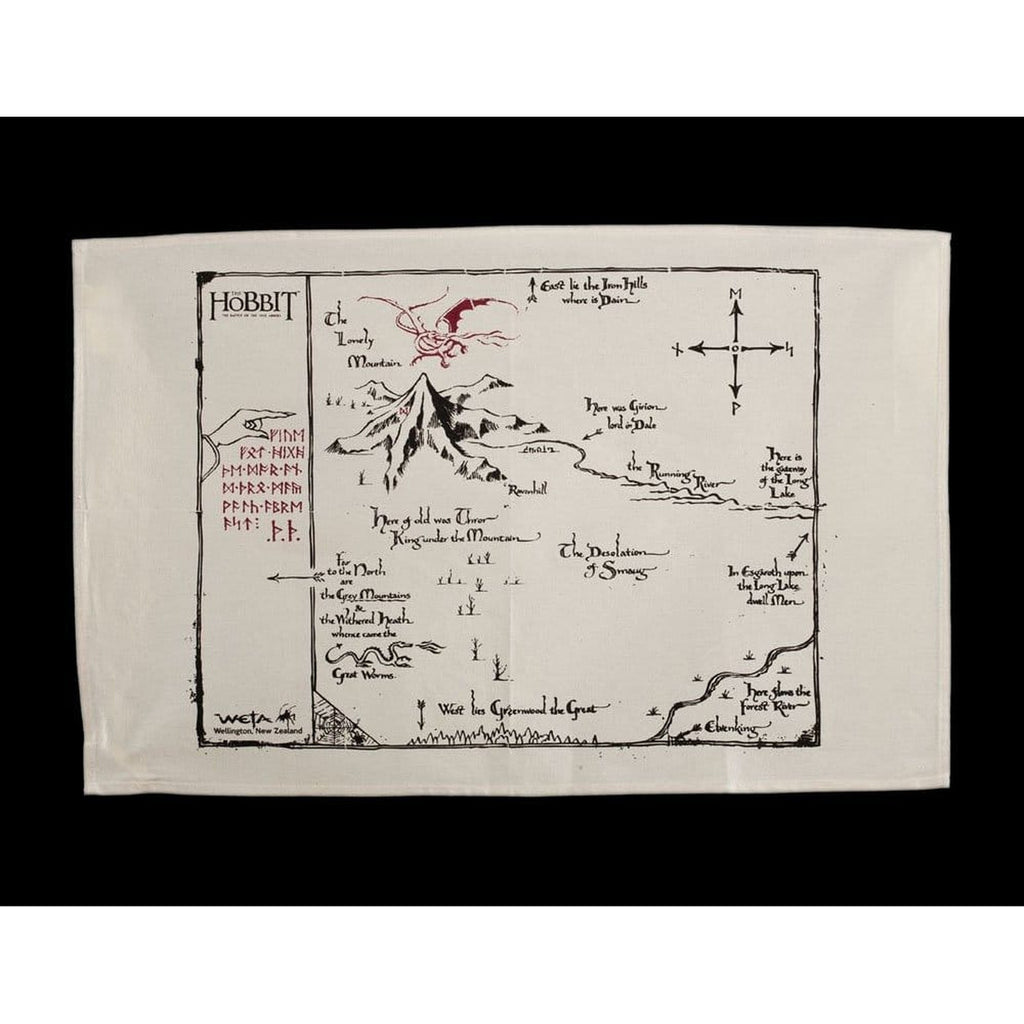 Immagine del prodotto Lo Hobbit Strofinaccio Mappa di Thorin 72 cm