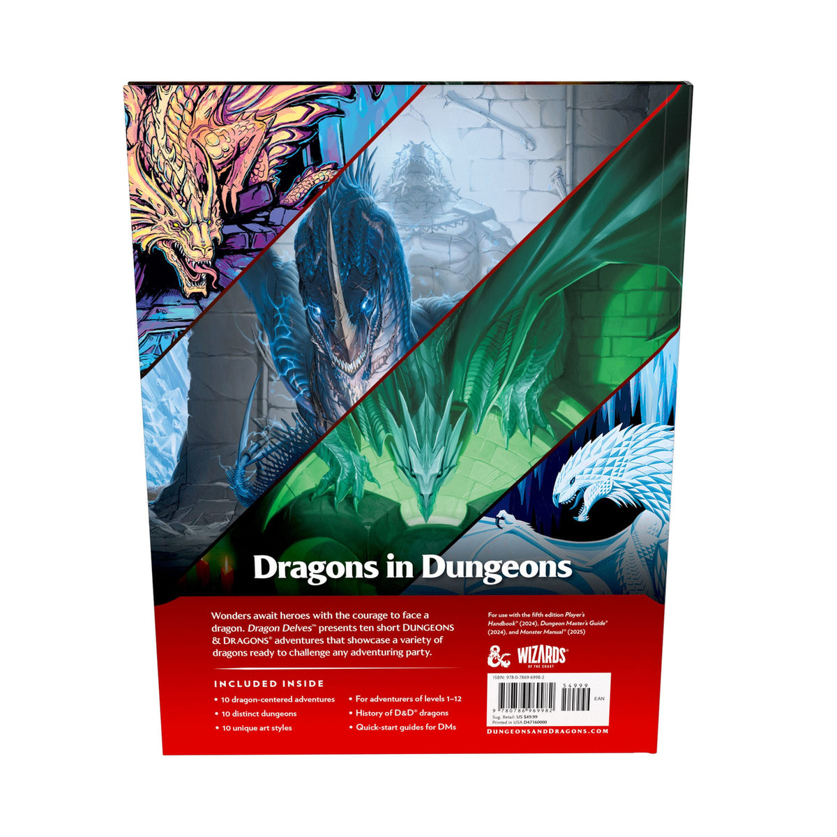 Immagine del prodotto Dungeons & Dragons GdR Dragon Delves: An Adventure Anthology in inglese