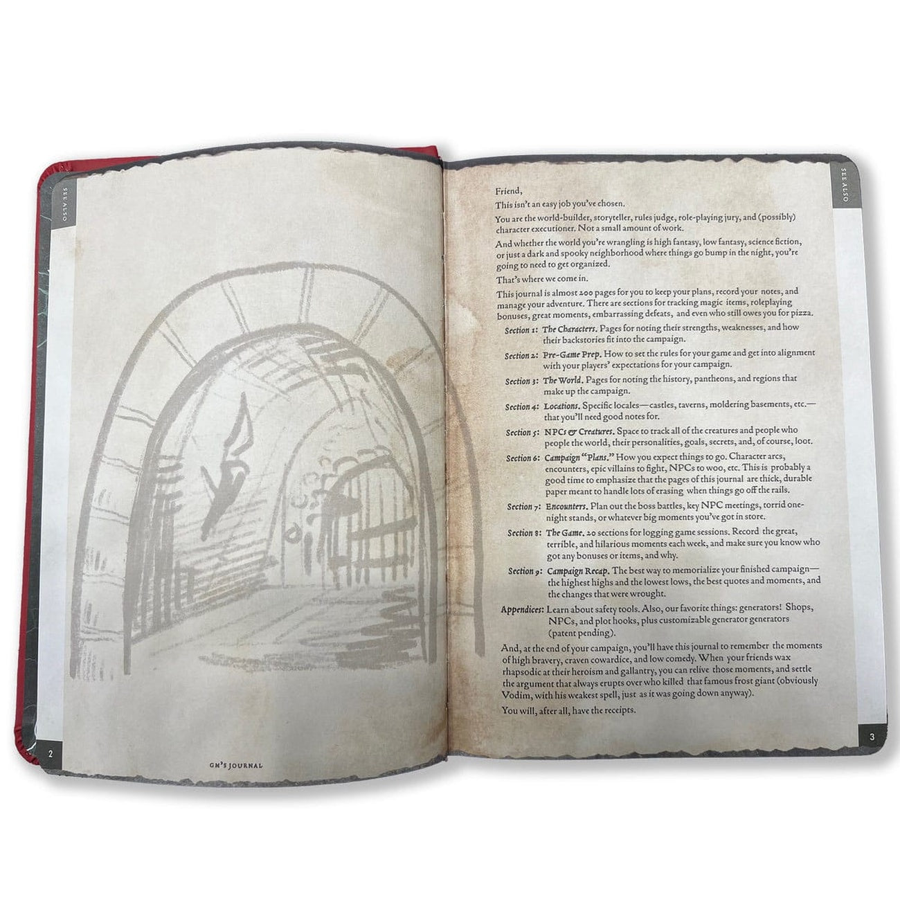 Immagine del prodotto Taccuino A5 Gamemaster's Journal Orange Portal
