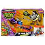 Immagine del prodotto Teenage Mutant Ninja Turtles action figure con veicolo Rocksteady & Chopper 12 cm