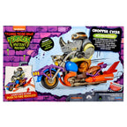 Immagine del prodotto Teenage Mutant Ninja Turtles action figure con veicolo Rocksteady & Chopper 12 cm