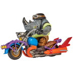 Immagine del prodotto Teenage Mutant Ninja Turtles action figure con veicolo Rocksteady & Chopper 12 cm