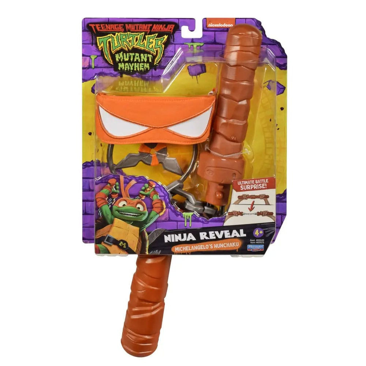 Immagine del prodotto Teenage Mutant Ninja Turtles: Mutant Mayhem – Nunchaku trasformabile di Michelangelo