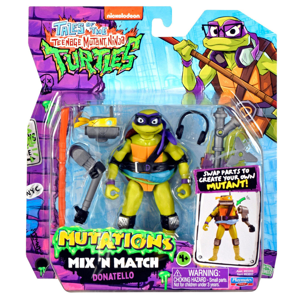 Immagine del prodotto Le Avventure delle Teenage Mutant Ninja Turtles Mix 'n Match action figure Donatello 12 cm