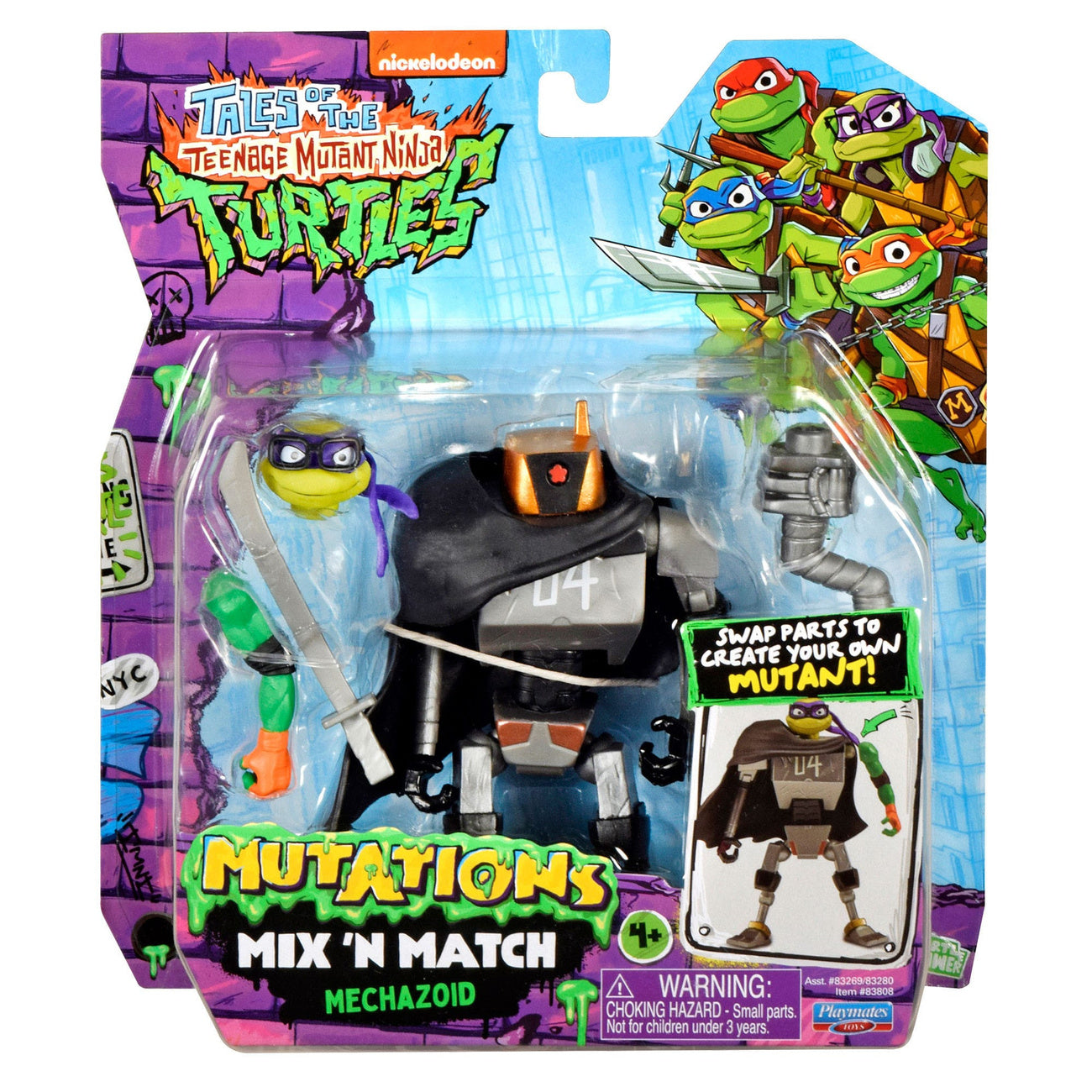 Immagine del prodotto Tales of the Teenage Mutant Ninja Turtles action figure Mix 'n Match Mechazoid 12 cm