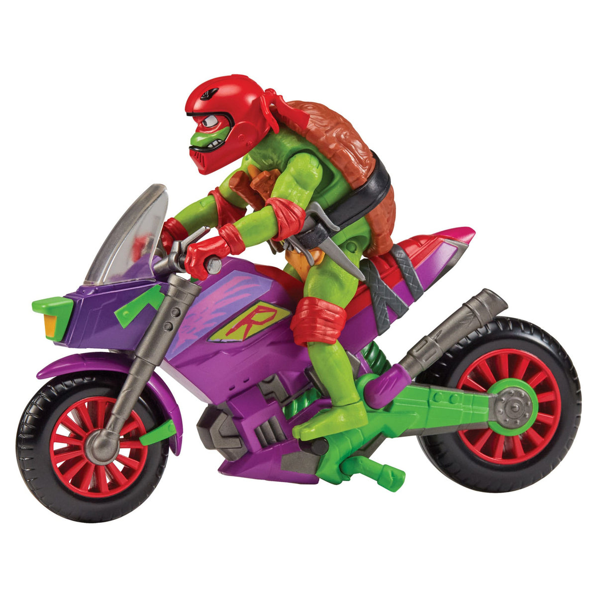 Immagine del prodotto Le Avventure delle Teenage Mutant Ninja Turtles Action figure con veicolo Raphael & Purple Dragon 12 cm