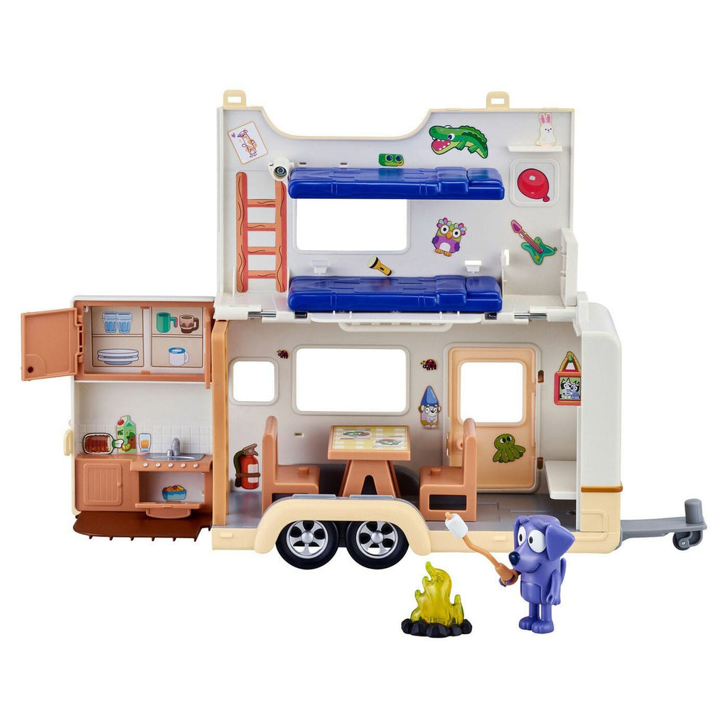 Immagine del prodotto Action figure di Bluey con veicolo – Bluey Caravan