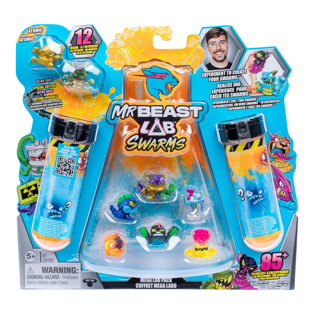 Immagine del prodotto MrBeast Lab Swarms minifigure set da 12 Mega Lab 1 3 cm assortimento (4)