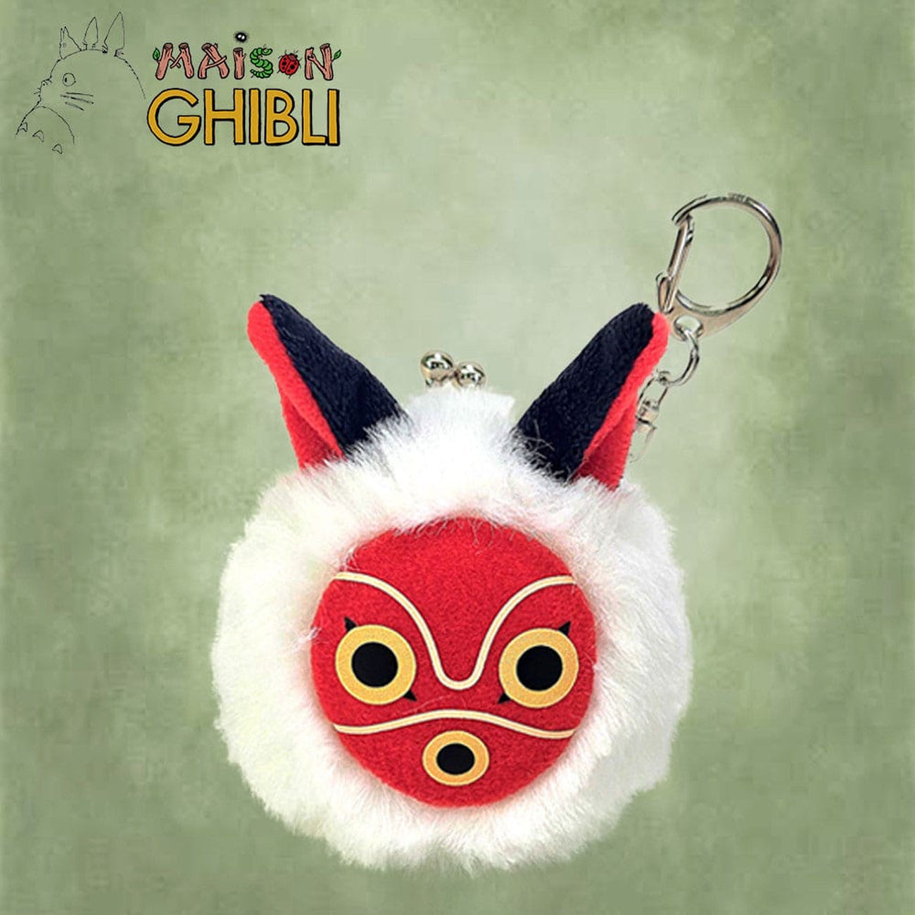 Immagine del prodotto Principessa Mononoke Funwari Mini Portamonete di Peluche Maschera di San