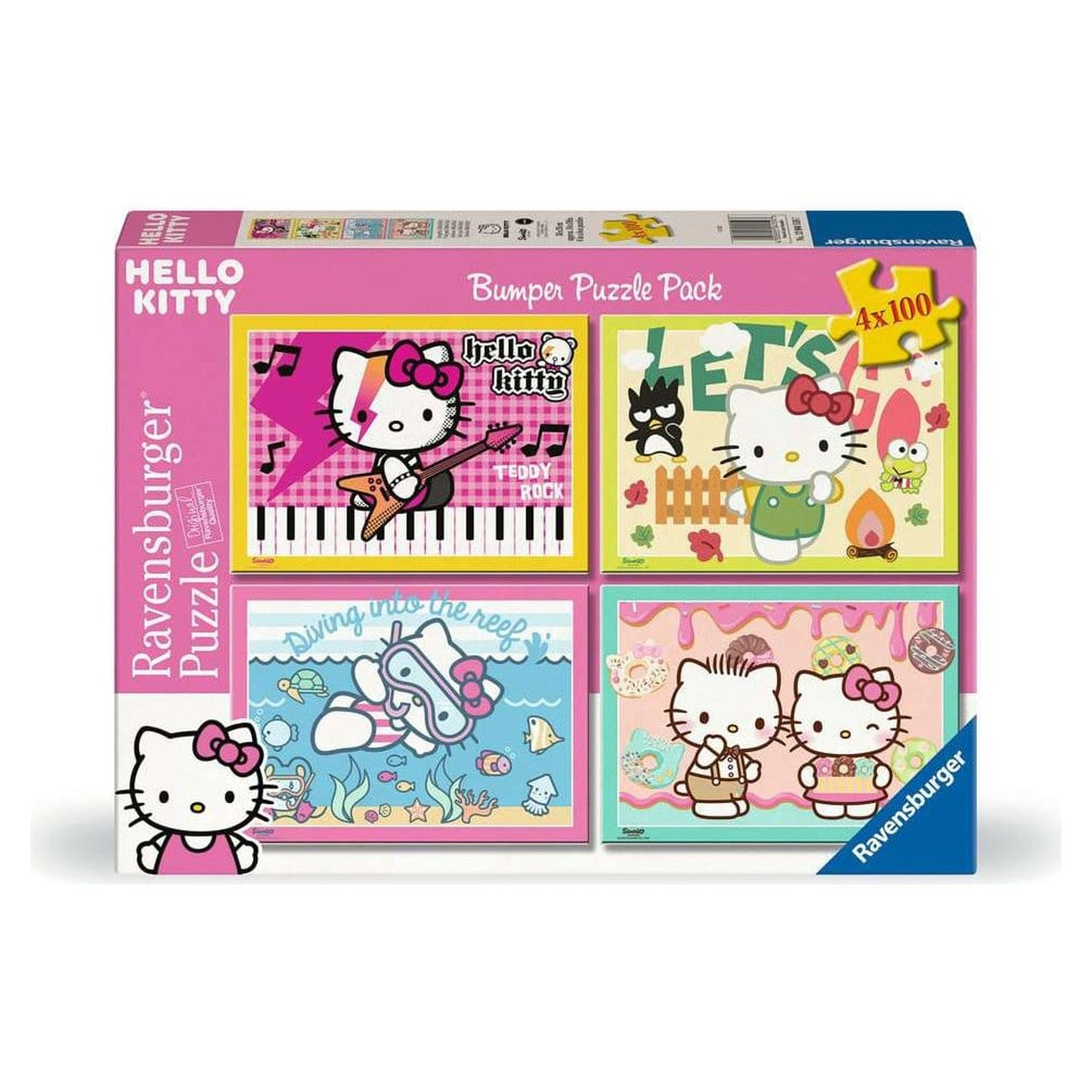 Immagine del prodotto Puzzle Hello Kitty set da 4 Si parte, Hello Kitty! (4x100 pezzi)