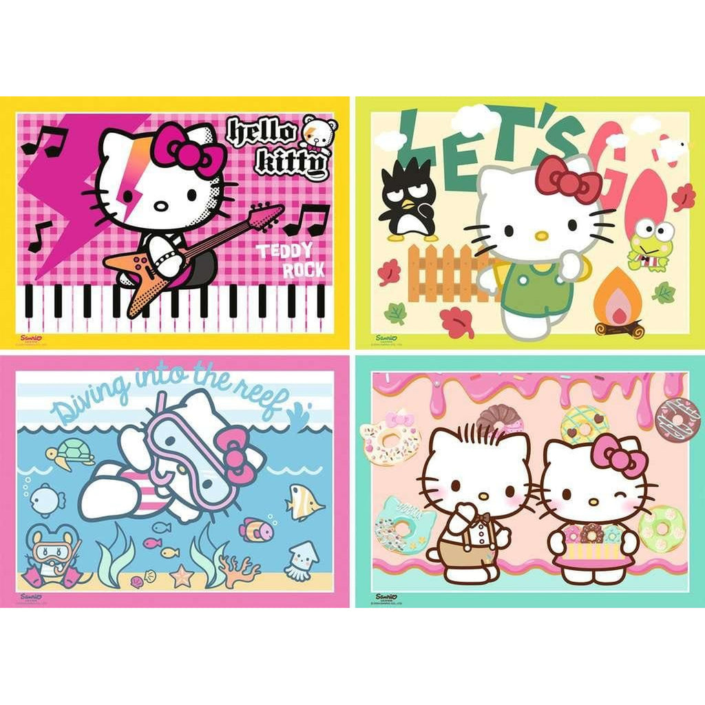 Immagine del prodotto Puzzle Hello Kitty set da 4 Si parte, Hello Kitty! (4x100 pezzi)
