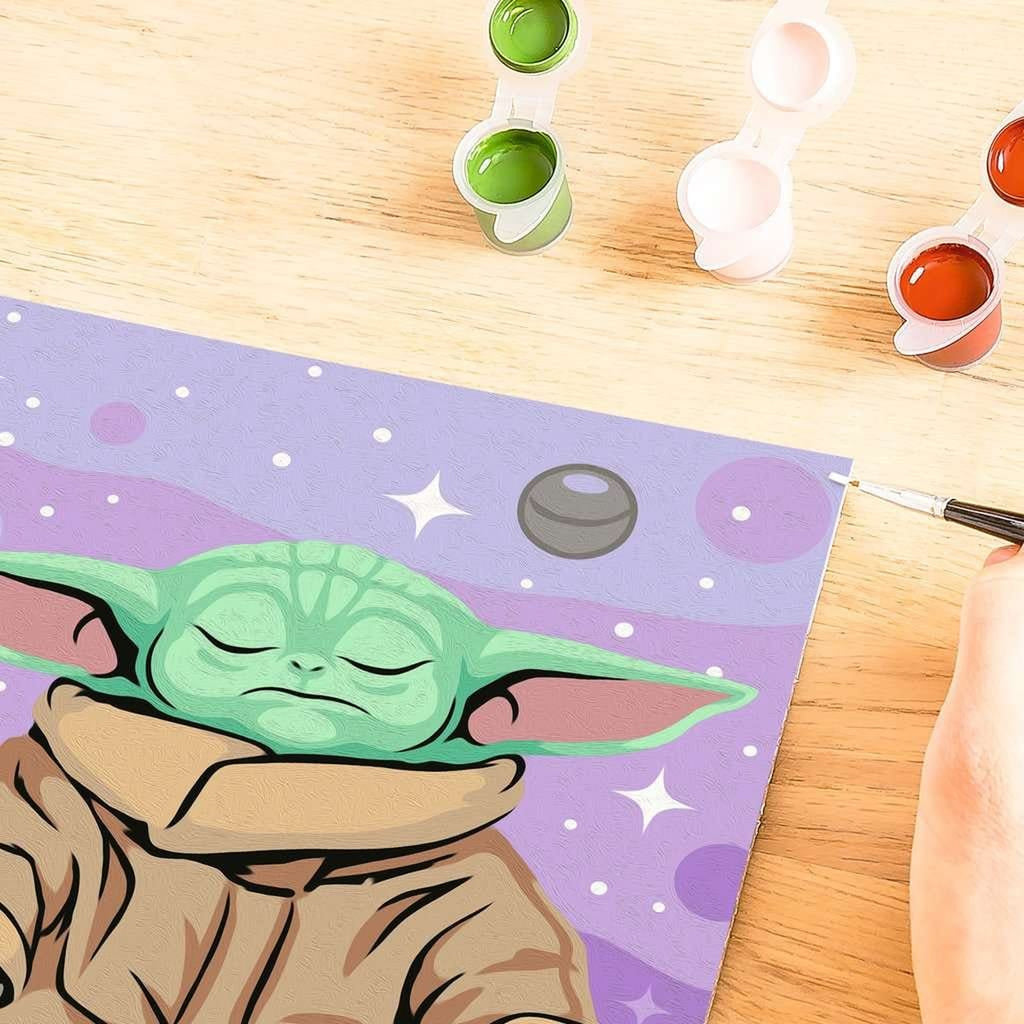 Immagine del prodotto Star Wars: The Mandalorian CreArt dipingi con i numeri Grogu meditazione