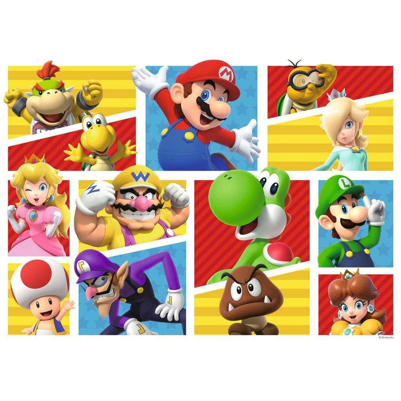 Immagine del prodotto Super Mario Giant Floor Puzzle Amici e nemici di Mario (125 pezzi)