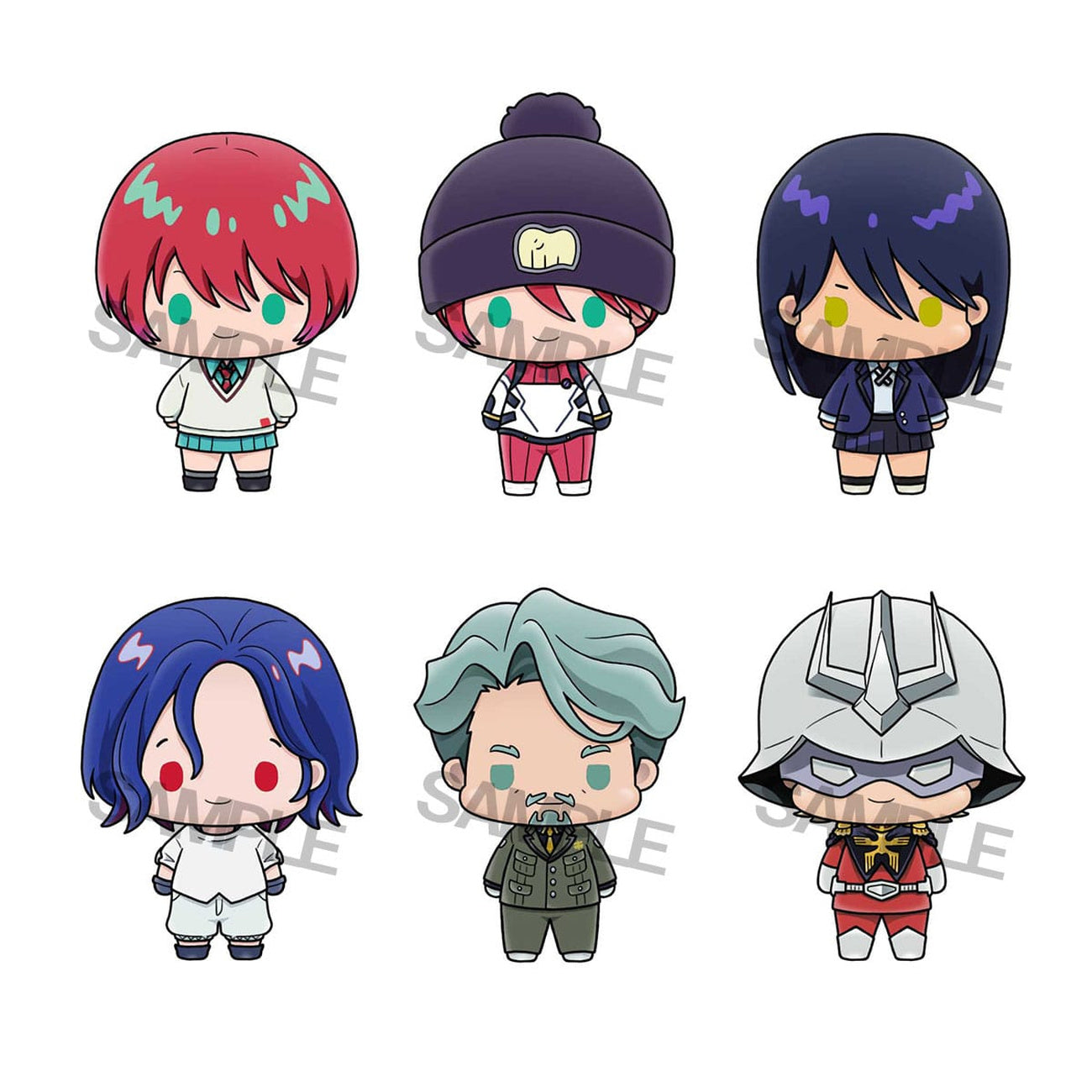 Immagine del prodotto Mobile Suit Gundam GQuuuuuuX Chokorin Mascot Series set di figure da collezione 5 cm assortimento (6)