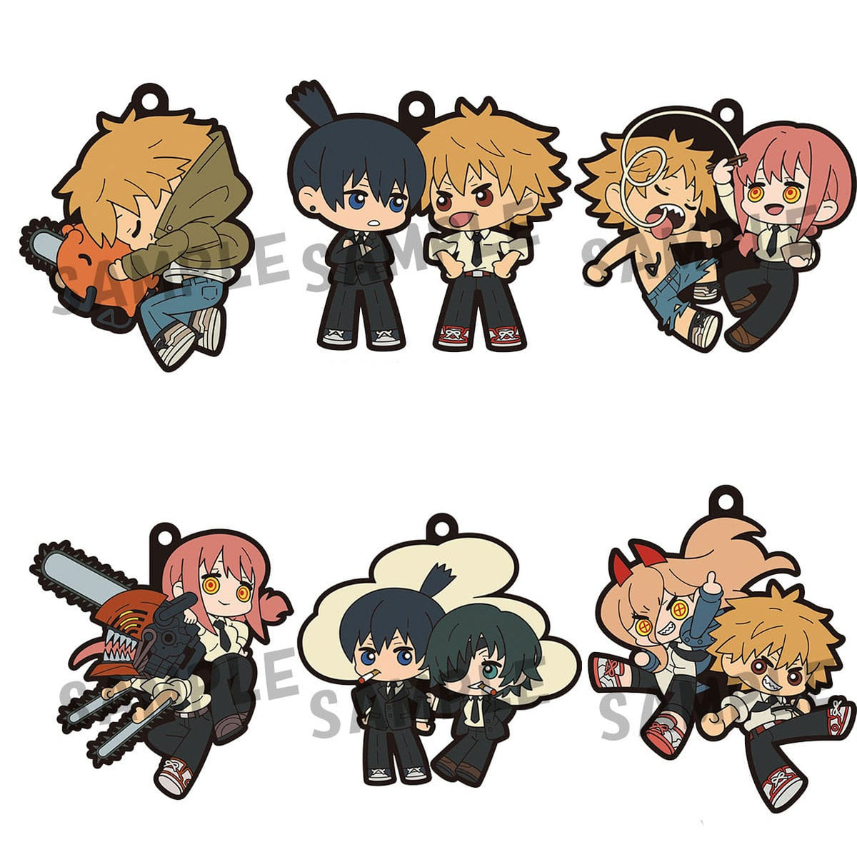 Immagine del prodotto Chainsaw Man Rubber Mascot Buddycolle portachiavi in gomma 6 cm assortimento (6)